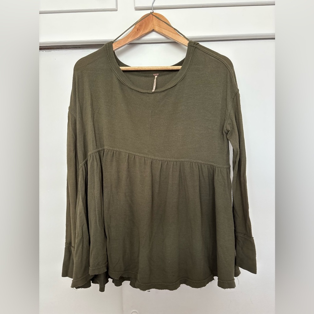 Free People Forever Your Girl Knit Babydoll Sweater Size XS